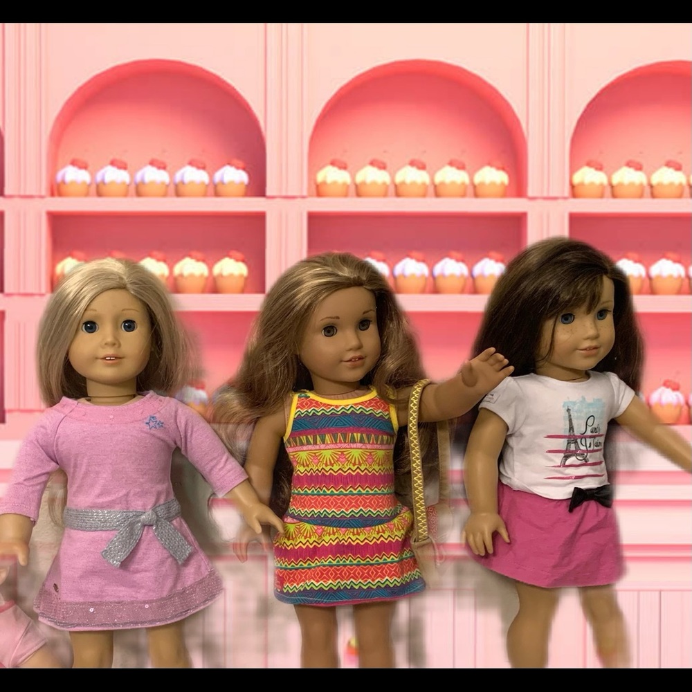 American girl doll lot